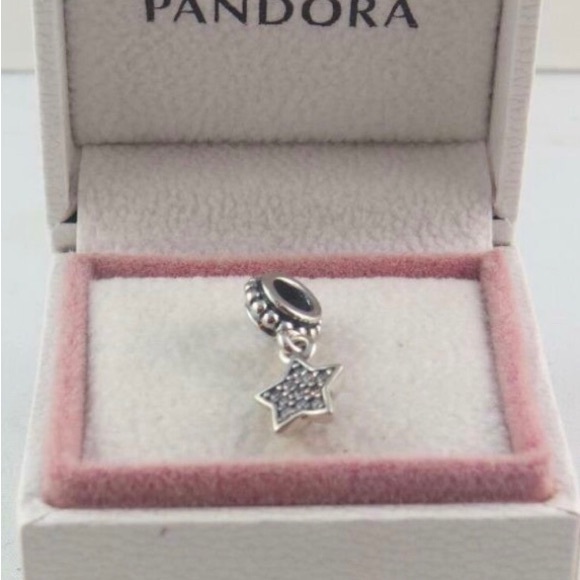 Pandora Star Charm Clear Pave Star Charm (M8) - Picture 3 of 3